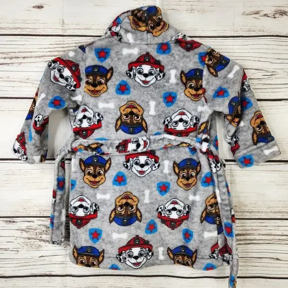 Nickelodeon Paw Patrol Boys Size 2t Robe Fall Cozy - Picture 6 of 6